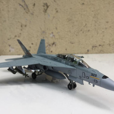 Máy bay Tiêm kích Mỹ F18F Super Hornet tỷ lệ 1:100