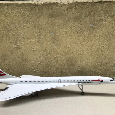 Mô hình máy bay Concorde British Airways tỷ lệ 1:125