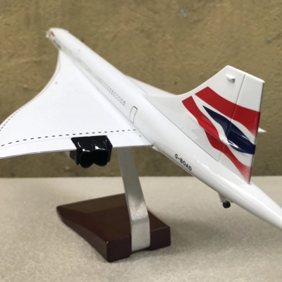 Mô hình máy bay Concorde British Airways tỷ lệ 1:125