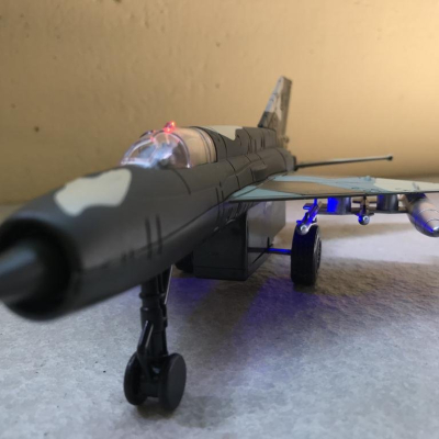 Mô hình Máy bay đồ chơi MIG-21 kim loại &ABS