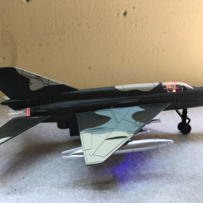 Mô hình Máy bay đồ chơi MIG-21 kim loại &ABS