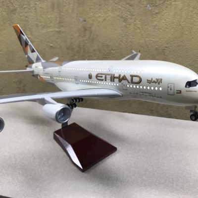 Mô hình máy bay ETIHAD A380 tỷ lệ 1:130