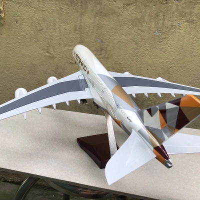 Mô hình máy bay ETIHAD A380 tỷ lệ 1:130
