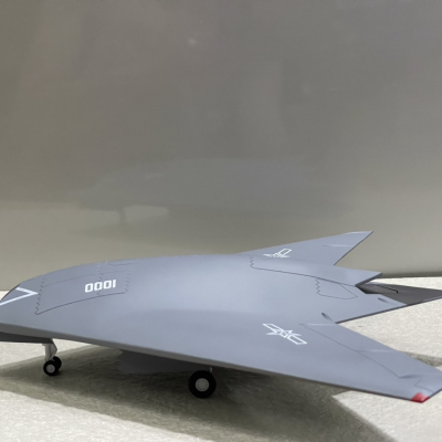 ​Mô hình Máy bay tàng hình UAV không người lái chiến đấu Hongdu GJ-11 tỷ lệ 1:48