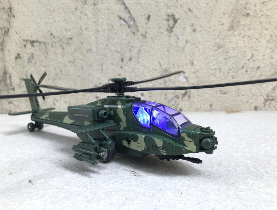 Mô hình Máy bay Trực Thăng APACHE kim loại