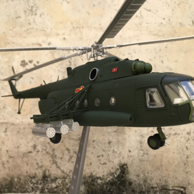 Mô hình máy bay Trực Thăng Mi-171 QĐND-VN tỷ lệ 1:48