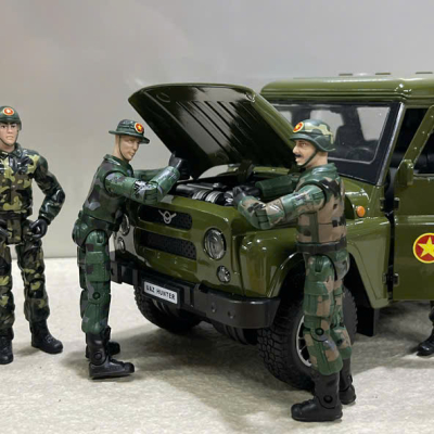 ​Nhân vật Người lính tỷ lệ 1/18 - set 3 con