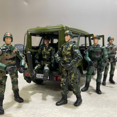 ​Nhân vật Người lính tỷ lệ 1/18 - set 3 con
