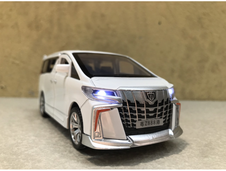 Mô hình xe ô tô TOYOTA Alphard 2023 tỷ lệ 1:32