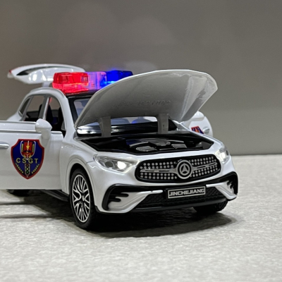 ​Mô hình xe Police Mercedes GLC-400 Dẫn đoàn CSGT tỷ lệ 1:32