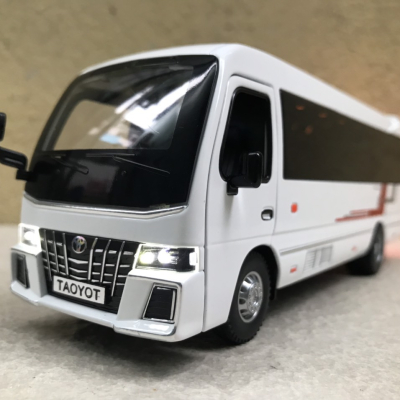 Mô hình xe Bus TOYOTA Coaster Premium 12 tỷ lệ 1:32