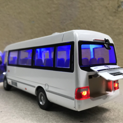 Mô hình xe Khách TOYOTA COASTER tỷ lệ 1:24 