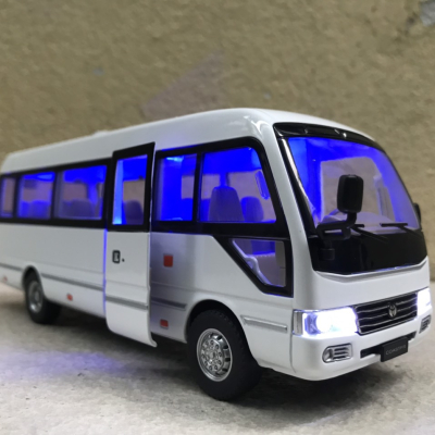 Mô hình xe Khách TOYOTA COASTER tỷ lệ 1:24 