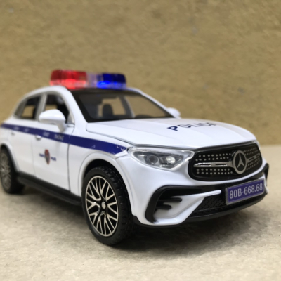 Mô hình xe Mercedes GLC Police CSGT  tỷ lệ 1:32