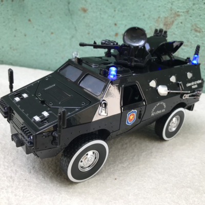 Mô hình xe Police Cảnh sát cơ động tỷ lệ 1:24
