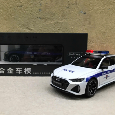 Mô hình xe Police CSGT Audi RS6 tỷ lệ 124