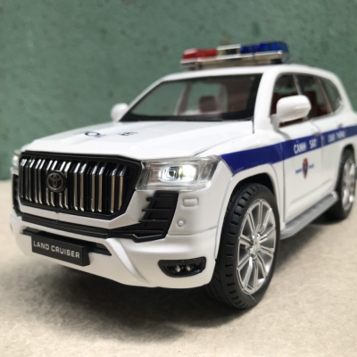 Mô hình xe Cảnh sát CSGT LandCruiser-Prado tỷ lệ 1:24