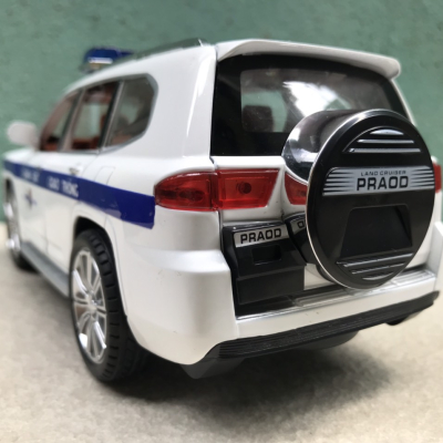 Mô hình xe Cảnh sát CSGT LandCruiser-Prado tỷ lệ 1:24