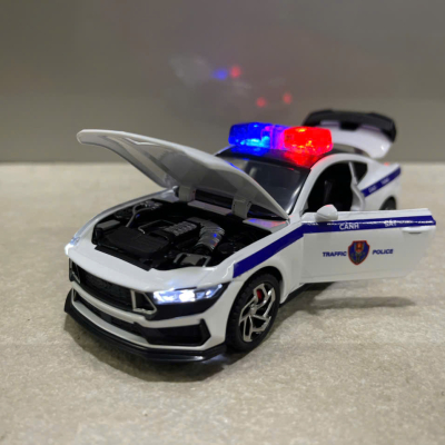 ​Mô hình xe Police Ford Mustang  CSGT 2026 tỷ lệ 1:32