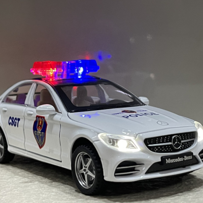 ​Mô hình xe Police Mercedes C260L-CSGT tỷ lệ 1:32