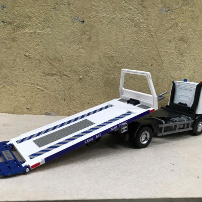 ​Mô hình xe tải thớt Cứu hộ CSGT tỷ lệ 1:24