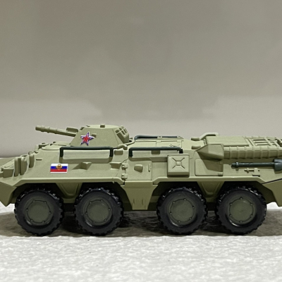 ​Mô hình quân sự xe Bọc thép PTR-80 tỷ lệ 1:72 đã sơn hoàn thành