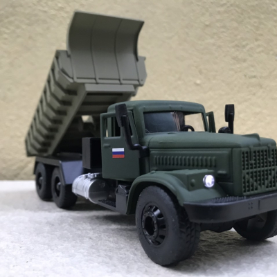 Mô hình xe Quân đội Gaz 3308 tải ben tỷ lệ 1:36
