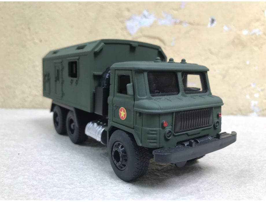 Mô hình xe Quân sự QĐND-VN Gaz 66 RADA tỷ lệ 1:36