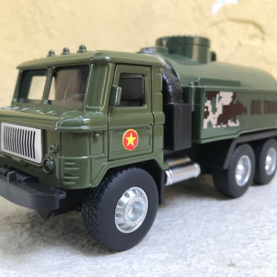 Mô hình xe Quân sự QĐND-VN Gaz 66 Xăng dầu tỷ lệ 1:36