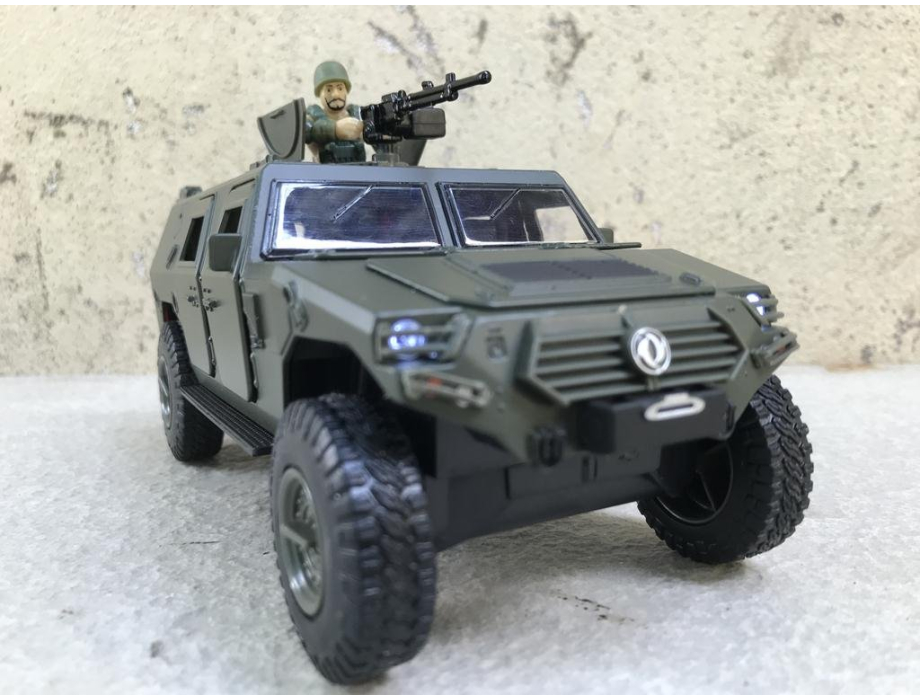 Mô hình Quân sự xe Bọc thép Dongfeng 4X4 tỷ lệ 1:32