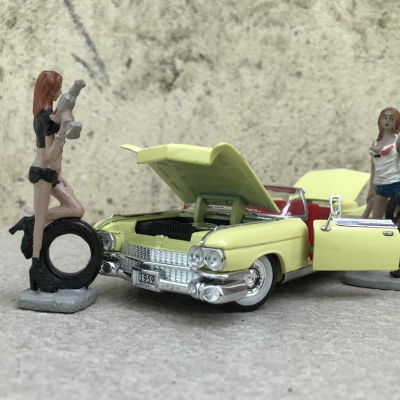 Mô hình xe cổ CADILLAC Eldorado 1959 tỷ lệ 1:32