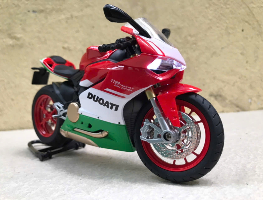 Mô hình xe Mô tô Ducati 1199 Panigale tỷ lệ 1:12